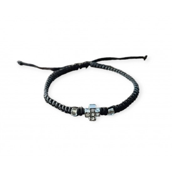 Βραχιόλι με μεταλλικό σταυρό