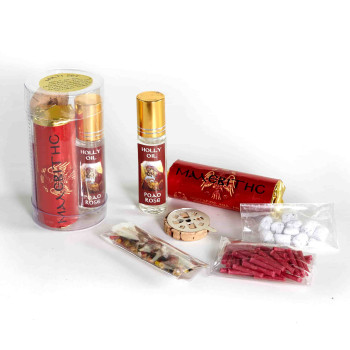 Σετ θυμίαμα, φυτιλάκια, λιβάνι, καρβουνάκια, καντηλήθρα, ροδόνερο