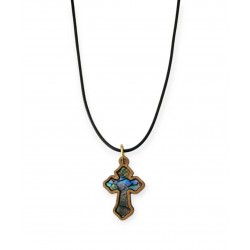 Σταυρός ξύλινος με φίλντισι