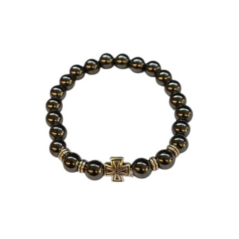 Βραχιόλι με χάνδρες αιματίτη