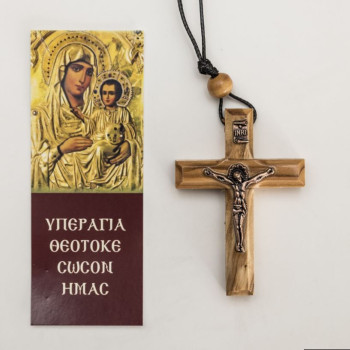 Σταυρός αυτοκινήτου από ξύλο ελιάς