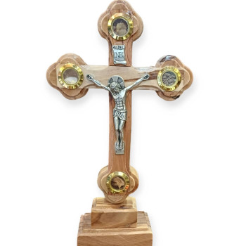 Επιτραπέζιος ξύλινος Σταυρός - Άγιοι Τόποι
